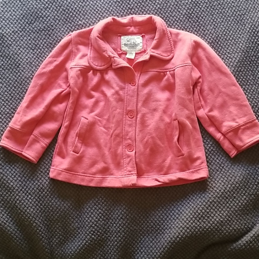 🛍Cute Girls L(12/14) Pink Jacket Cocoa Vintage
